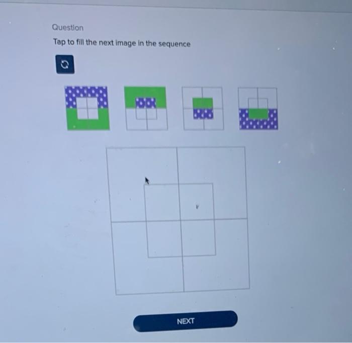 Solved Question Tap To Fill The Next Image In The Sequence | Chegg.com