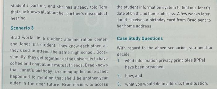 case study practical applications of an information privacy plan