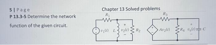 Solved 5 I Page Chapter 13 Solved problems P 13.3-5 | Chegg.com