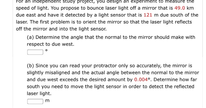 laser mirror experiment