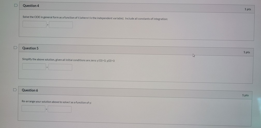 Solved Consider the following ODE where y is a function of | Chegg.com