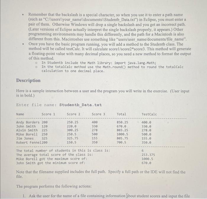 Solved Objective: Write a Java program practicing the use of | Chegg.com
