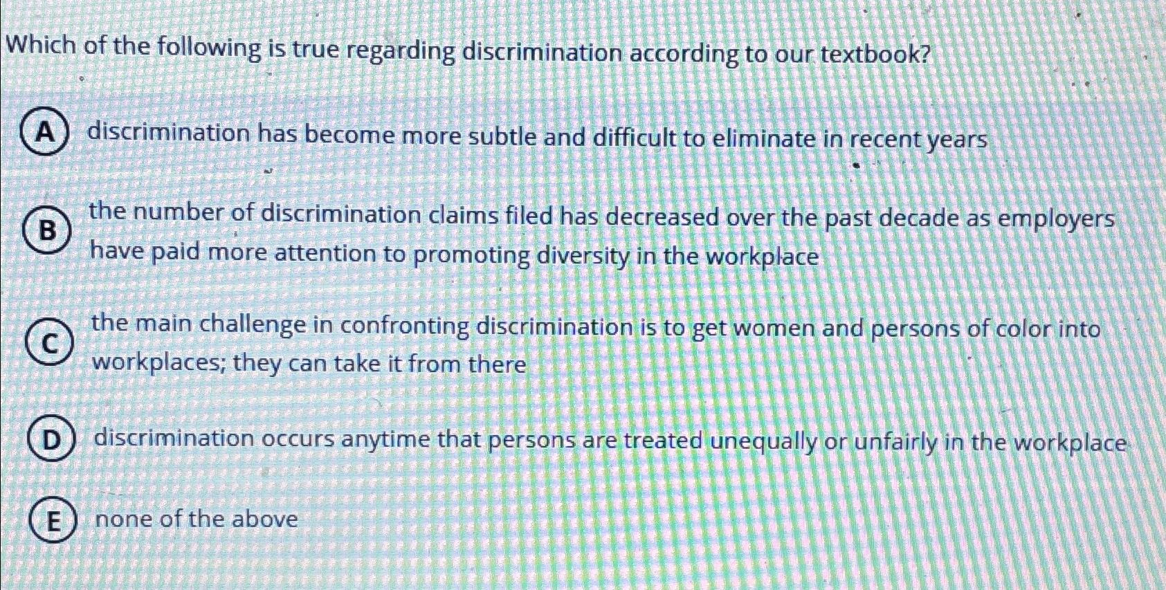 Solved Which of the following is true regarding | Chegg.com