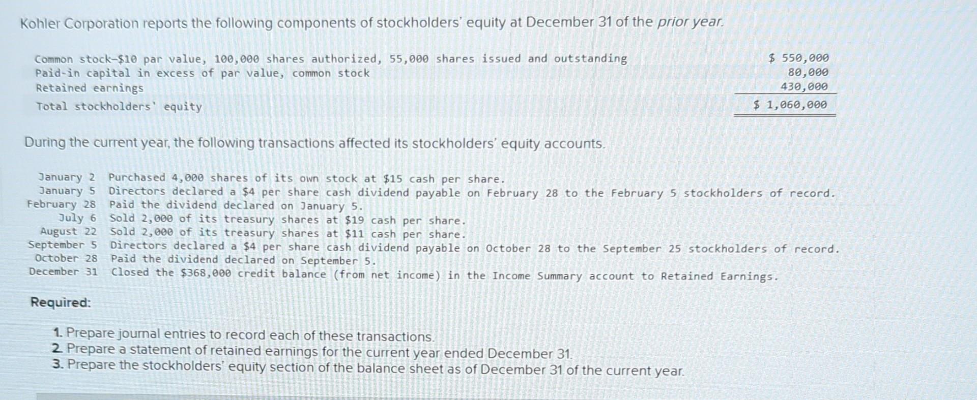 Solved Record the payment of the cash dividend. Note: Enter | Chegg.com
