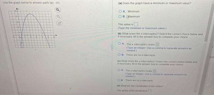 Solved Use the graph below to answer parts (a)-th) (a) Does | Chegg.com