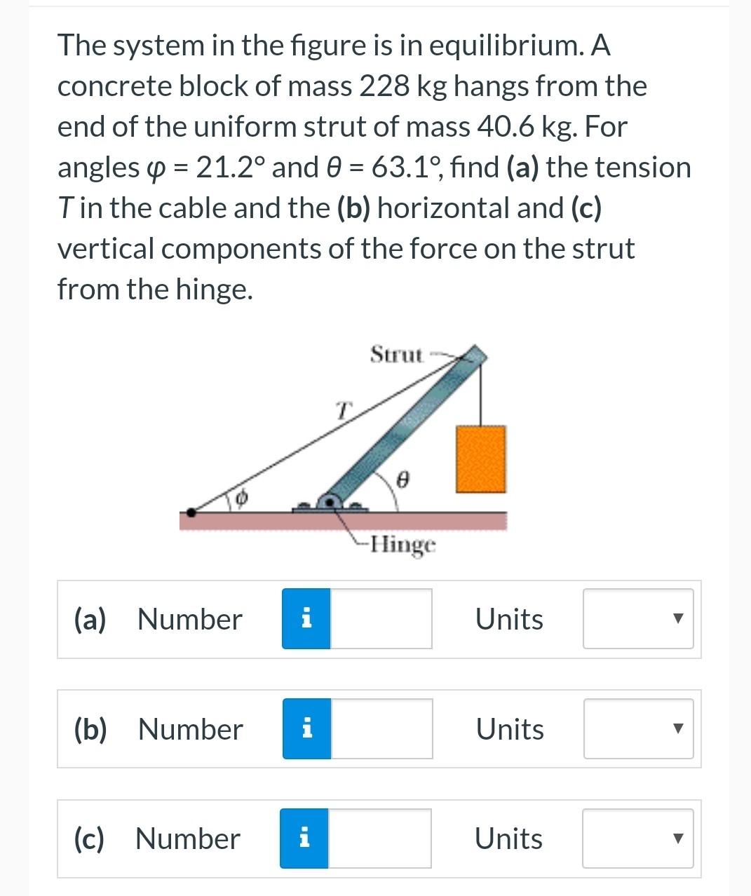 Solved The system in the figure is in equilibrium. A | Chegg.com