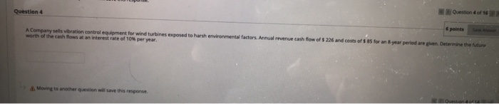 Solved Question 4 Question of 16 A Company ses vibration | Chegg.com