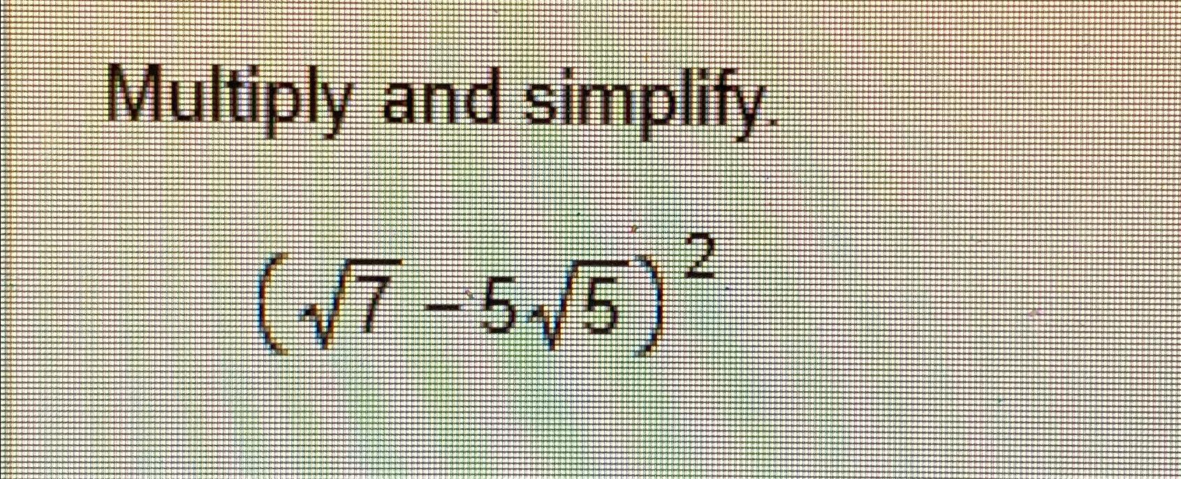 Solved Multiply And Simplify 2pb5p 6 2p 6 Or Cheggcom