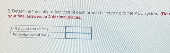 Solved Exercise 4-8 (Algo) Computing ABC Product Costs | Chegg.com