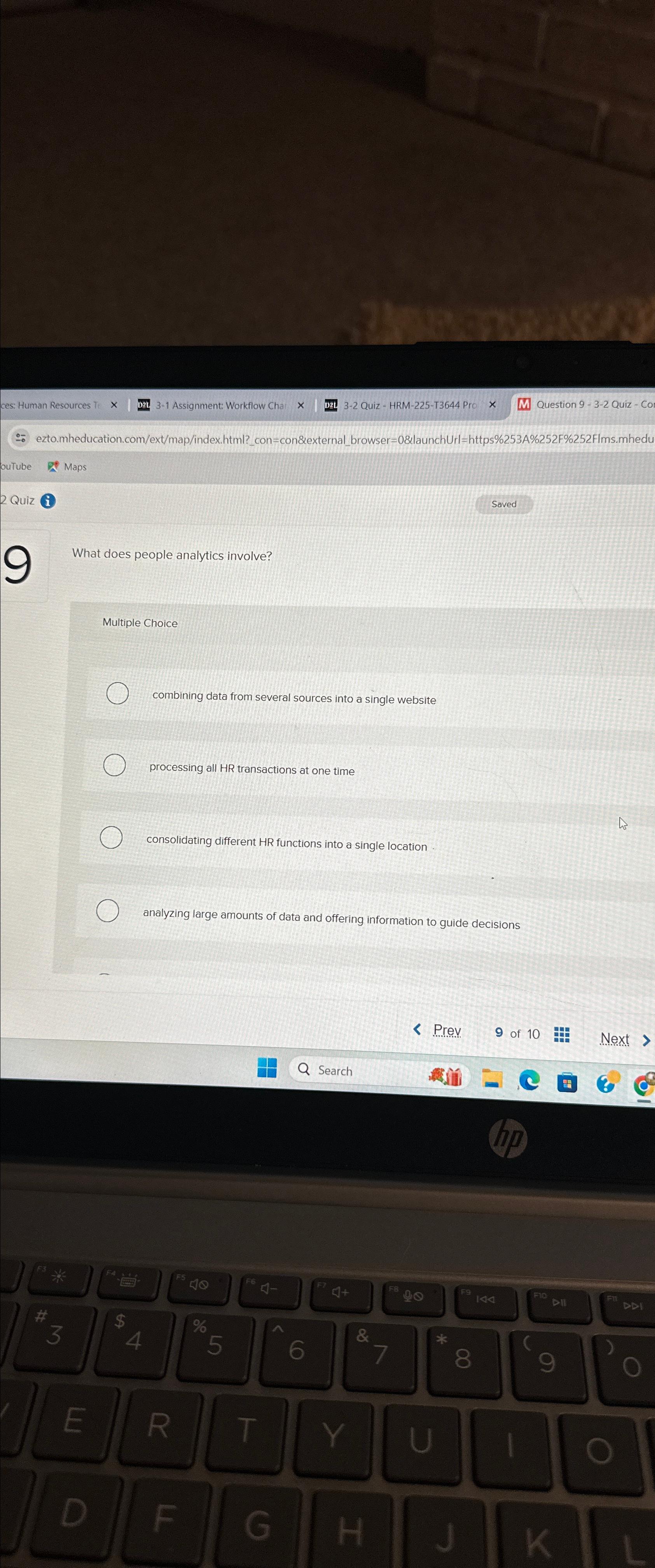 Solved Multiple Choicecombining data from several sources | Chegg.com