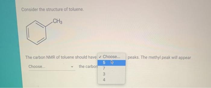 Solved in a sample. Carbon NMR spectroscopy produces a | Chegg.com