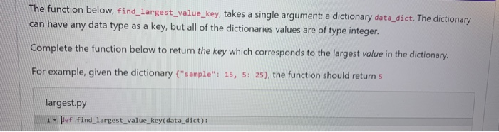 solved-the-function-below-find-largest-value-key-takes-chegg