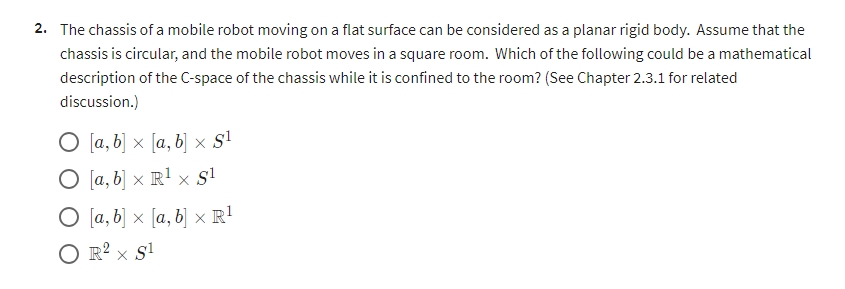 Solved The chassis of a mobile robot moving on a flat | Chegg.com