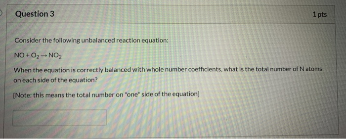 Solved Question 3 1 Pts Consider The Following Unbalanced Chegg Solved Question 3 1 Pts Consider The Following Unbalanced Chegg