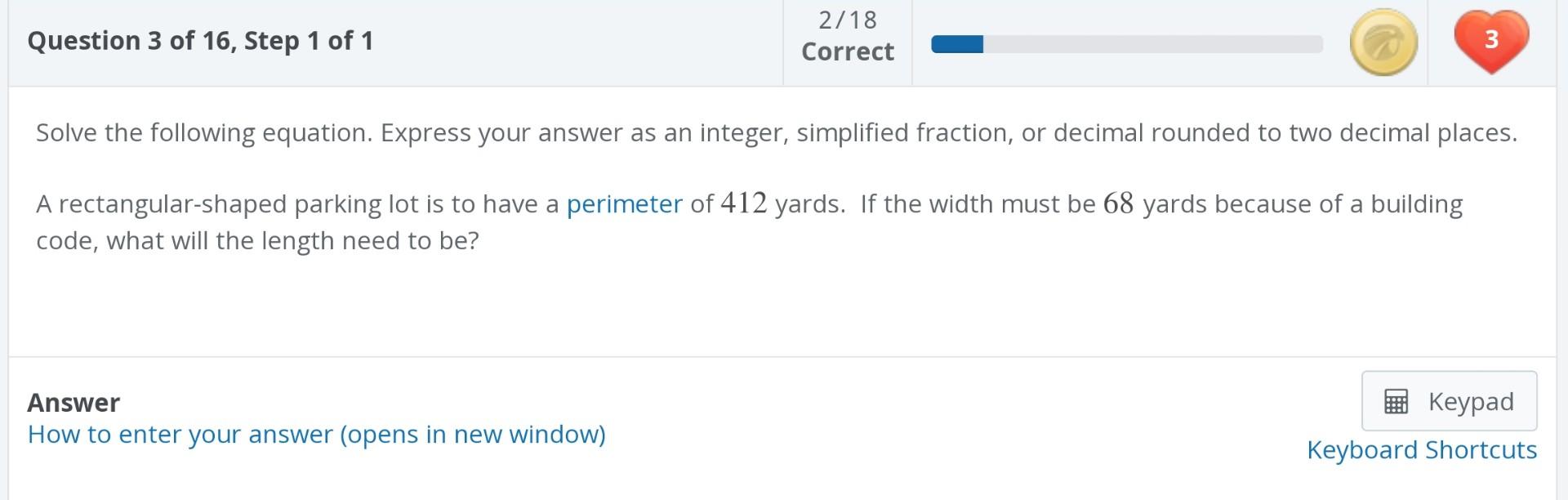 Solved Solve the following equation. Express your answer as | Chegg.com