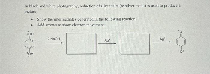 Solved Single Electron Transfer in Organic Redox Reactions | Chegg.com