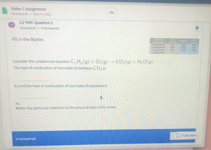 Solved Video C Assignment Homework · Due in a day C2 T9VC | Chegg.com