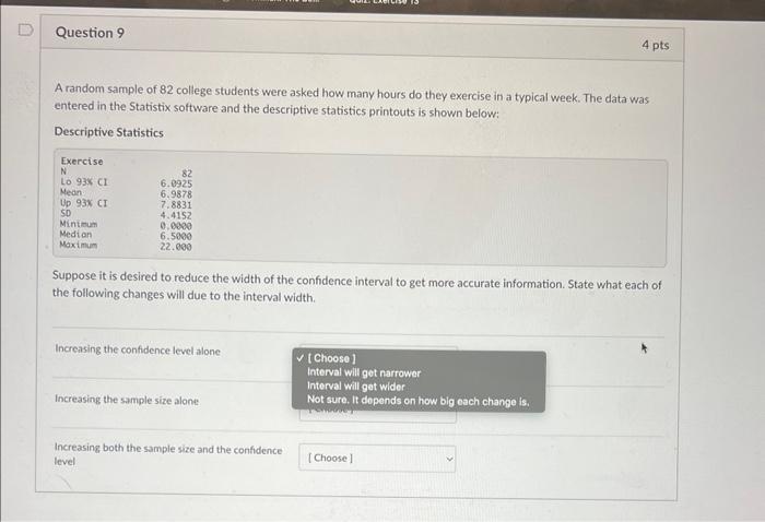 Solved The options remain the same for each of the three | Chegg.com