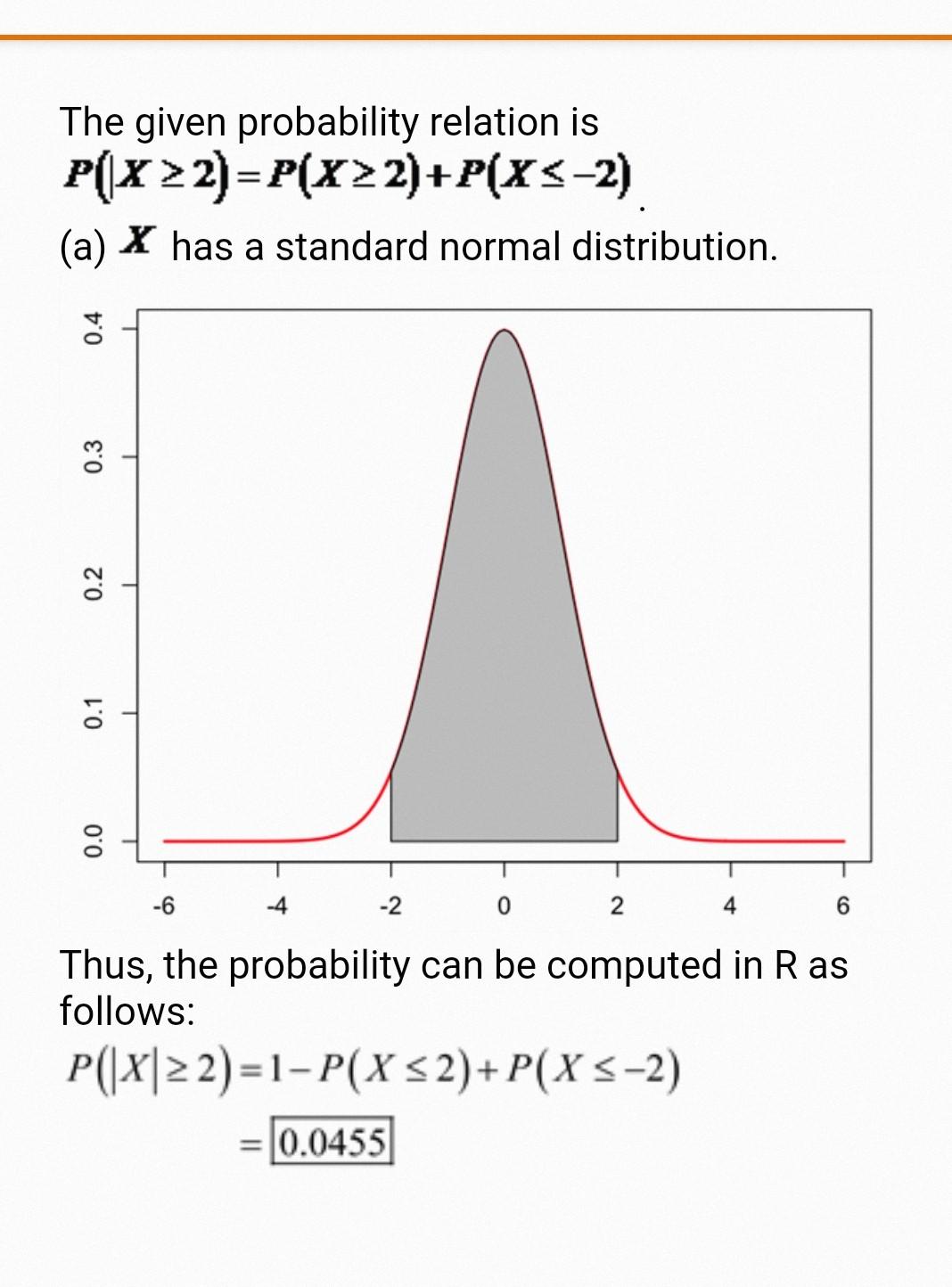 Solved = The given probability relation is P(x2)=P( | Chegg.com