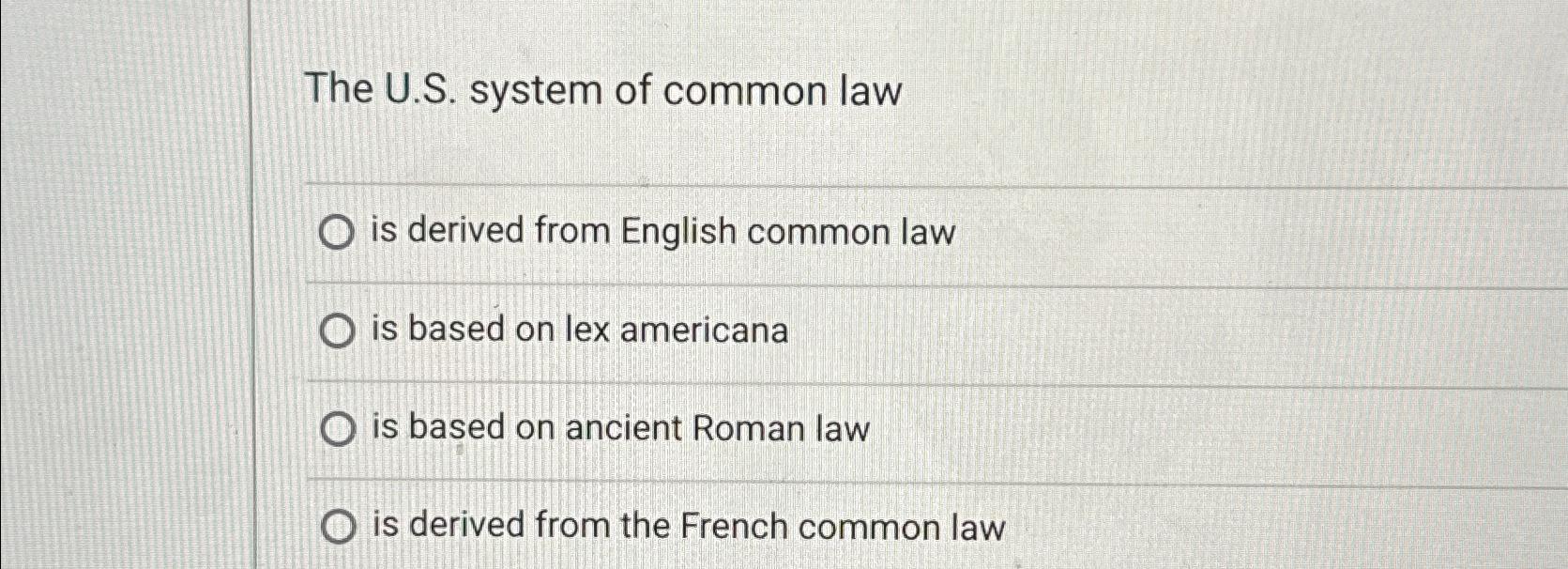 us common law system