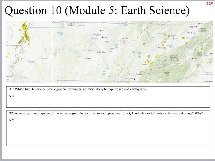 Solved f Question 10 Module 5 Earth Science O A Chat Chegg Com