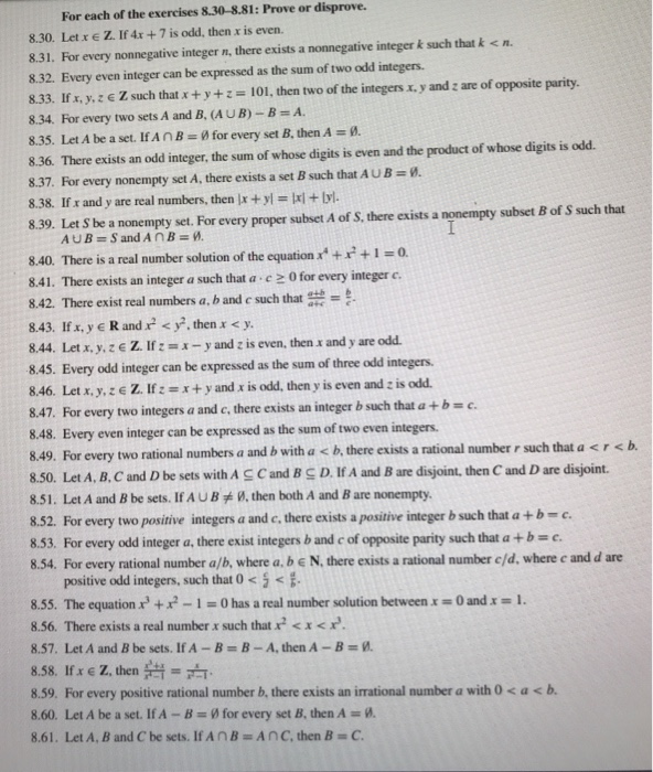 Solved Problem 5 (15 points). Exercises 8.30–8.81 in CPZ (on | Chegg.com
