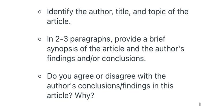 Solved please answer the following bullet points, you can | Chegg.com