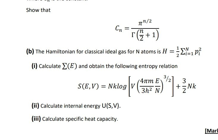 Solved Show that Th/2 Сп r6+1 (b) The Hamiltonian for | Chegg.com