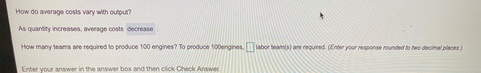 Solved You manage a plant that mass-produces engines by | Chegg.com