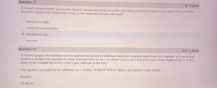 Solved Question 9 0/1 Point Student A And Student B Perform | Chegg.com