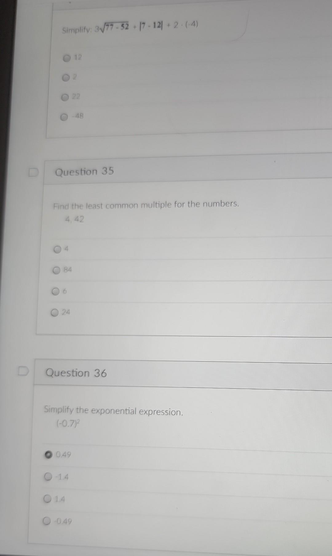 Solved Simplify 377тит52 тиг7тит12тиг 2тле тит4 Question 35 Find The Chegg Solved Simplify 377тит52 тиг7тит12тиг 2тле тит4 Question 35 Find The Chegg
