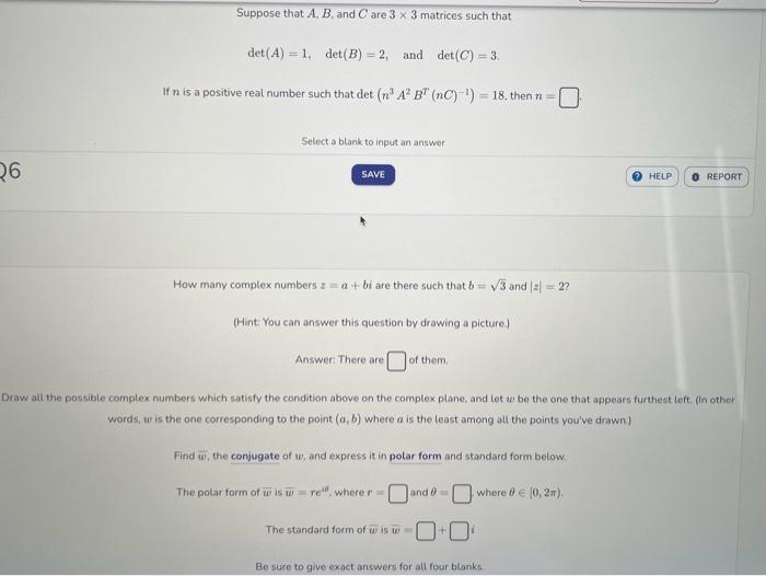 Solved Suppose That A,B, And C Are 3×3 Matrices Such That | Chegg.com