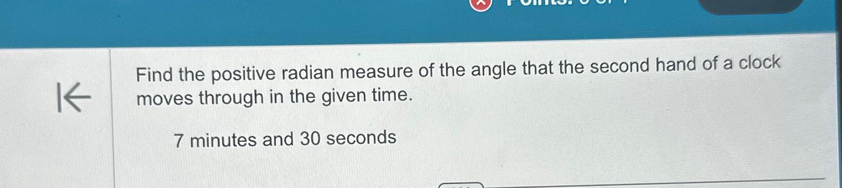 find the positive radian measure of an angle calculator