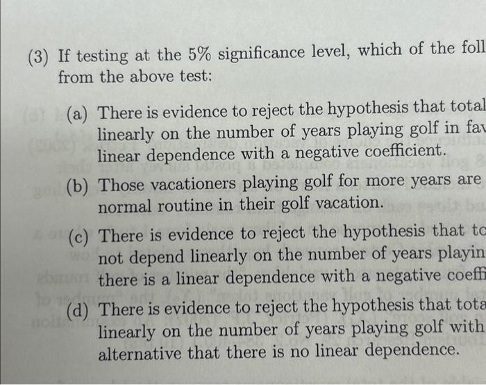 hypothesis testing at 5 significance level