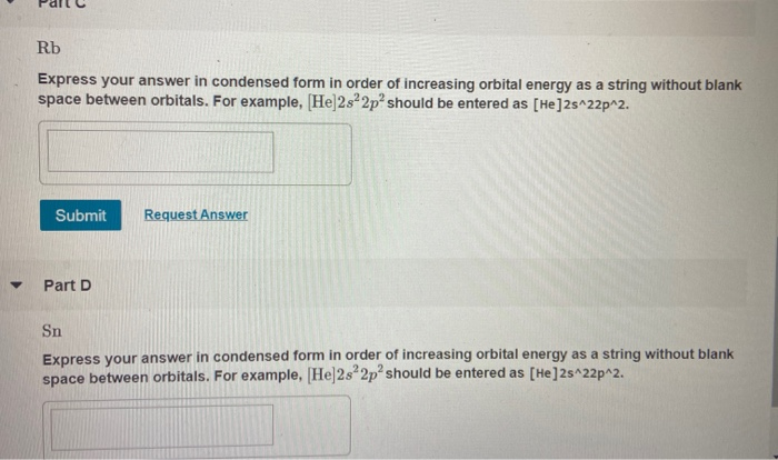 Solved Write electron configurations for each of the | Chegg.com