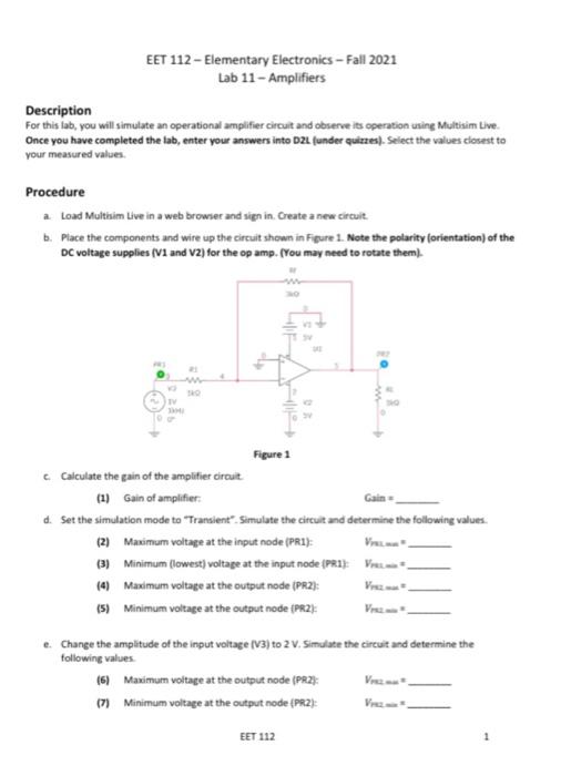 Solved Cant Find Anything On Here For The EET 112 Part 11 | Chegg.com