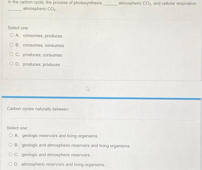 solved-in-the-carbon-cycle-the-process-of-photosynthesis-chegg