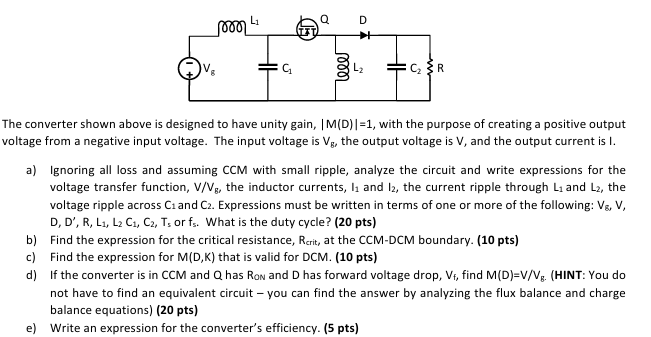power electronics question, please help with all | Chegg.com