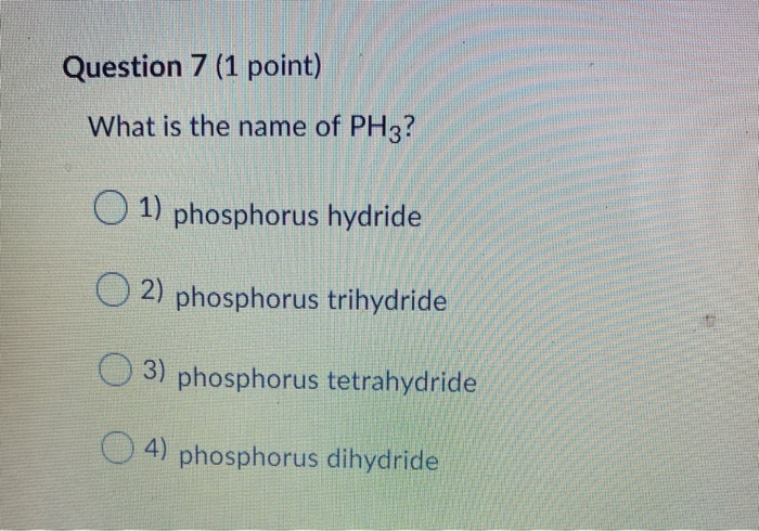 Solved Question 6 (1 point) What kind of bond would fluorine 