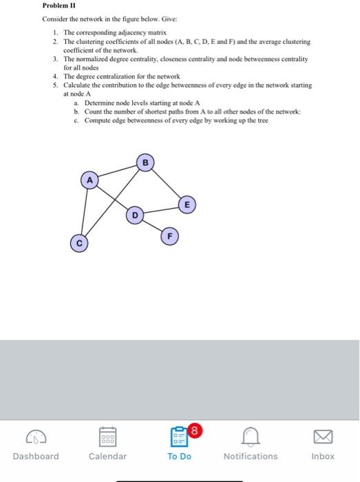 Solved Problem 11 Consider the network in the figure below. | Chegg.com