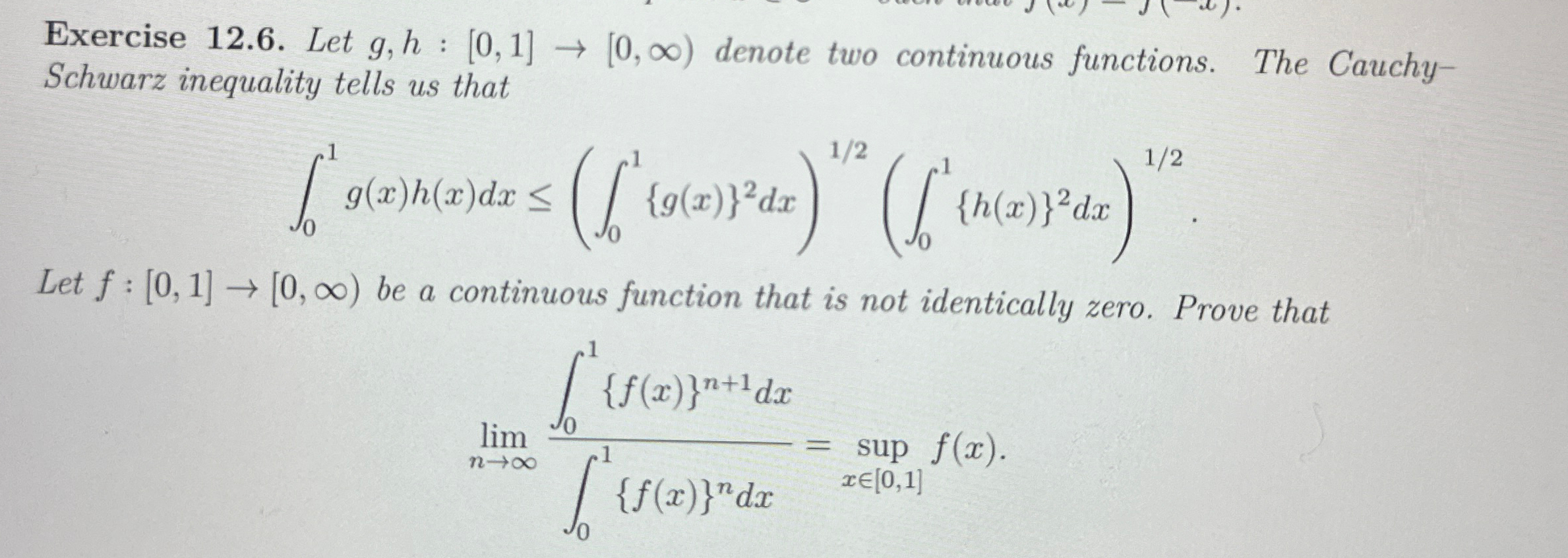 Solved Exercise 12 6 ﻿let G H [0 1]→[0 ∞ ﻿denote Two