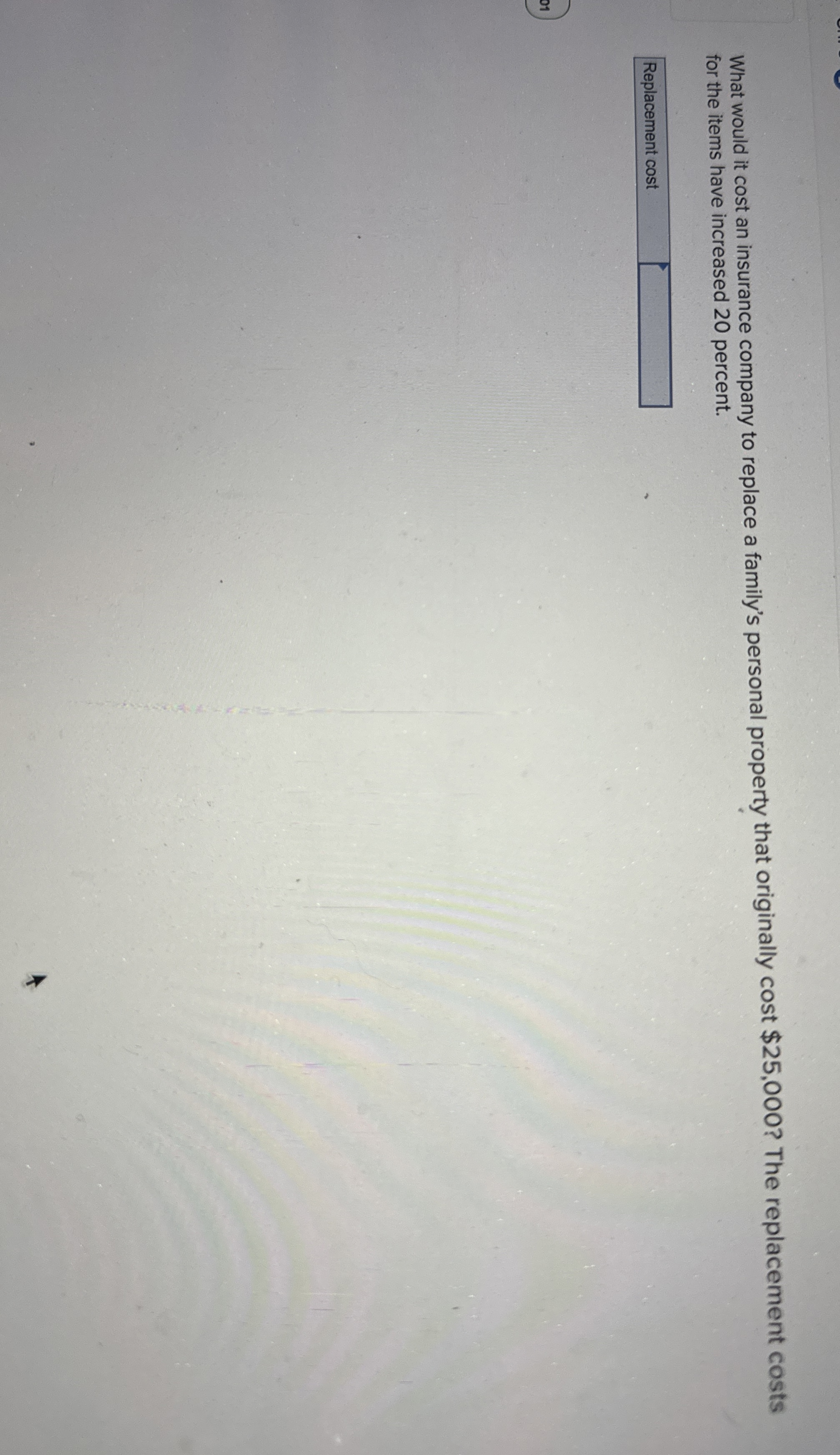 Solved What would it cost an insurance company to replace a | Chegg.com