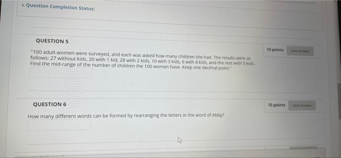 Solved Question Completion Status: 10 points QUESTION 5 "100 | Chegg.com