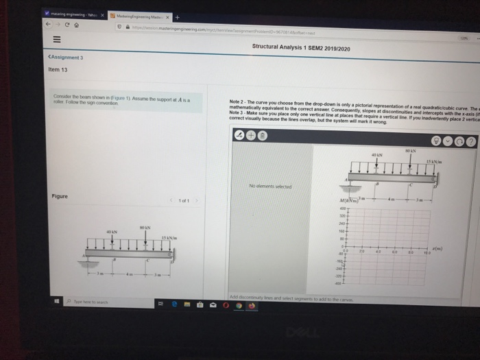 Solved Structural Analysis 1 SEM2 20192020 | Chegg.com