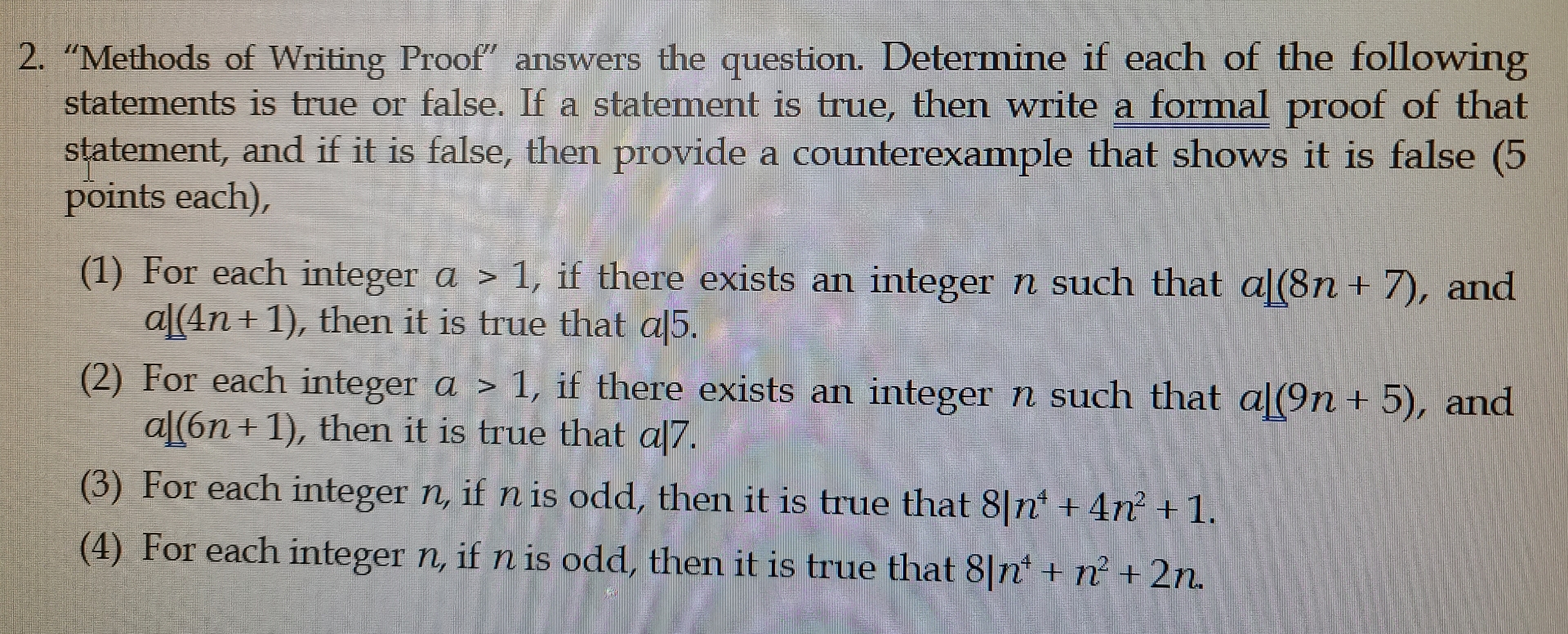 Writing Proofs Examples Solved