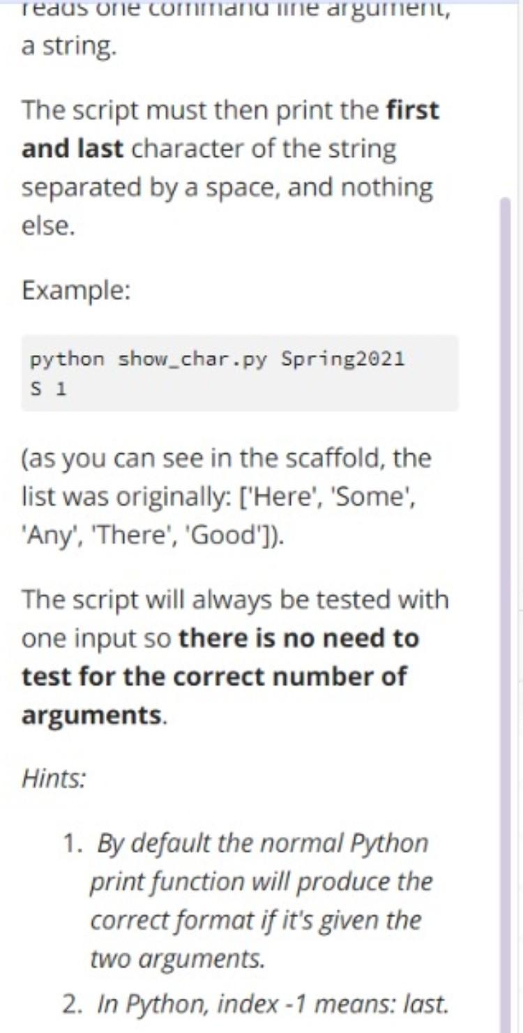 Solved Q4 String First and Last Character Modify the | Chegg.com