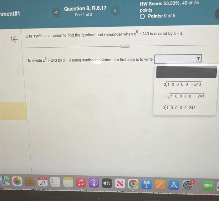 solved-use-synthetic-division-to-find-the-quotient-and-chegg