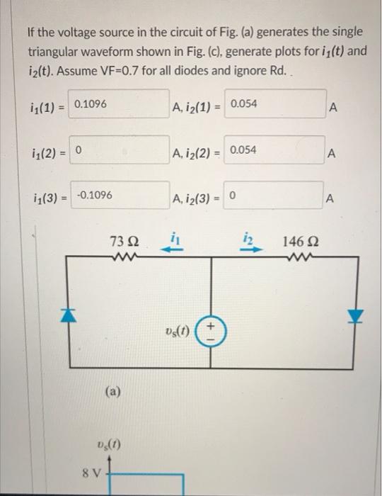 Solved If the voltage source in the circuit of Fig. (a) | Chegg.com