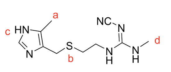 Solved Cimetidine (shown below) ﻿was the first block-bluster | Chegg.com