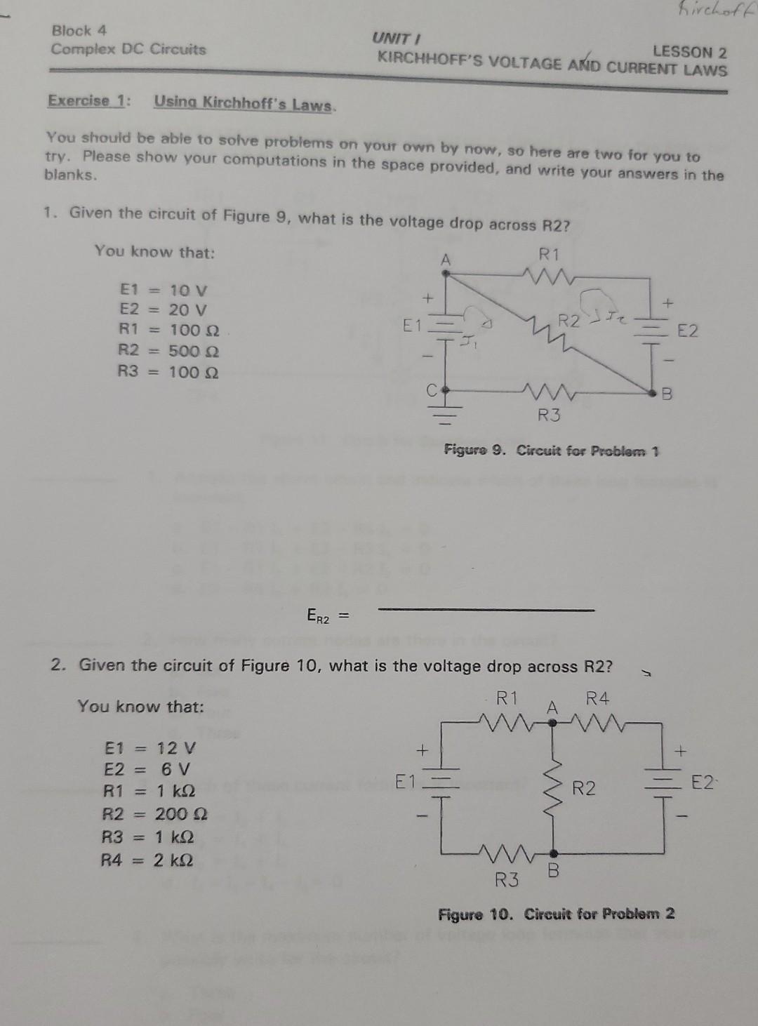 Solved Block 4 UNIT I Complex DC Circuits LESSON 2